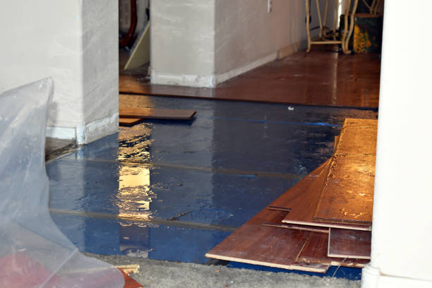 Professional Crawl Space Water Removal technician working in Sunset Beach, NC
